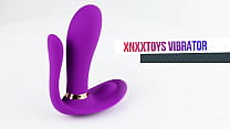 sex toys For you wearable HEATING VIBRATING PANTIES Double-ended for shared fun.